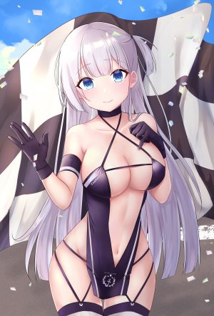 碧蓝航线,翔鶴,breast_hold,连衣裙,No-Bra,胖次,Stockings,黑丝,下着