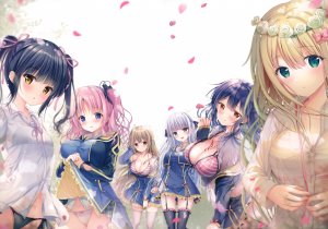 Sousouman,原创,水着,长发,胖次,Stockings,泳装,双马尾,下着