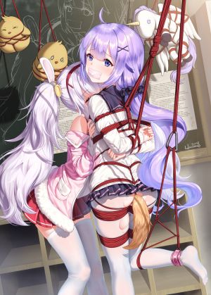 HaneRu,拉菲,Unicorn,碧蓝航线,兽耳,捆绑play,兔耳,nopan,黑丝,制服,爆衣,百合
