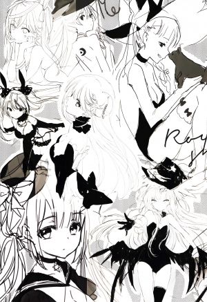 ayamy,Lpip,片桐,sweetstar,兽耳,cleavage,连衣裙,猫,猫耳,制服,黑丝,翅膀,魔女
