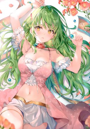 momoko,yukari,さしみねこ屋,cleavage,No-Bra,掀裙
