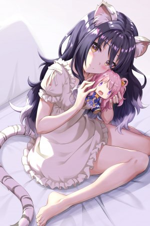 yansun,柏崎初音,柏崎栞,公主连接,超異域公主連結,兽耳,チビ,lingerie,猫耳