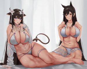 nonkong,アズールレーン,水着,湯上がりプレシュアタイム,真夏の行進曲,アズールレーン500users入り