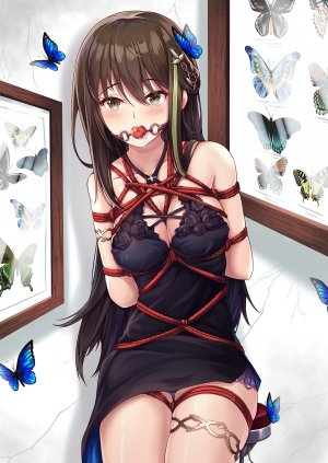 R-18,少女前線,緊縛,ボールギャグ,ドールズフロントライン,猿轡,拘束,M4A1