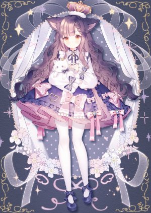 兽耳,猫,黑丝