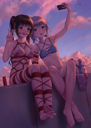 HaneRu,捆绑play,bra,胖次