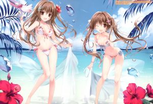 karory,青海花音,蒼海舞香,karomix,水着,泳装