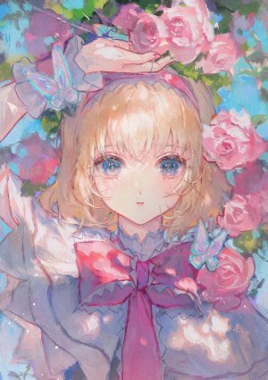 Matcha_,女の子,花,アリス・マーガトロイド,東方project