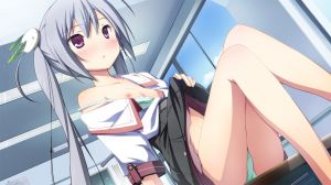 游戏CG,菊池政治,制服,双马尾,菊池城二,上音真白,マテリアルブレイブ,脸红,bra,露胸,nipples,胖次,学校制服,短裙,下着