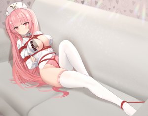 有楽,R-18,緊縛,拘束,ナース,股縄,アズールレーン