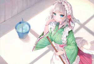 momoko,kiyo,さしみねこ屋,女仆,和服女仆